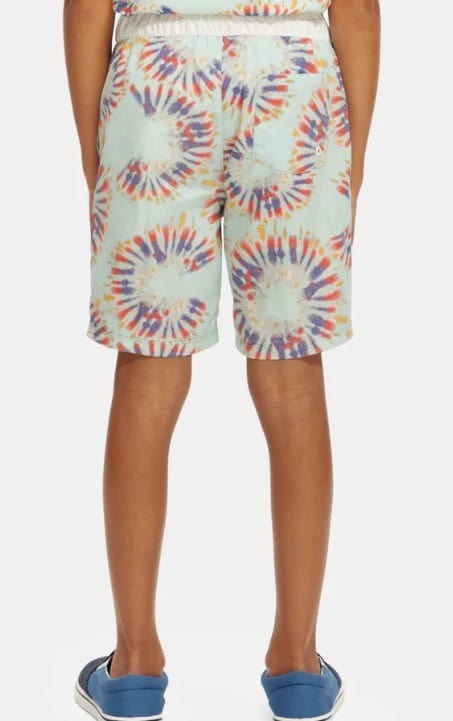 Scotch & Soda Boys Tie-Dyed Printed Swim Shorts