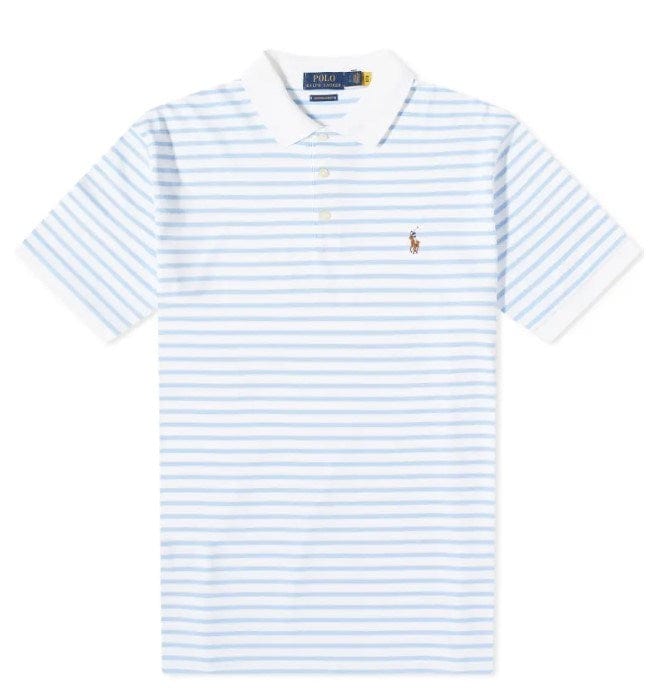 Load image into Gallery viewer, Ralph Lauren Mens Custom Fit Stripe Polo
