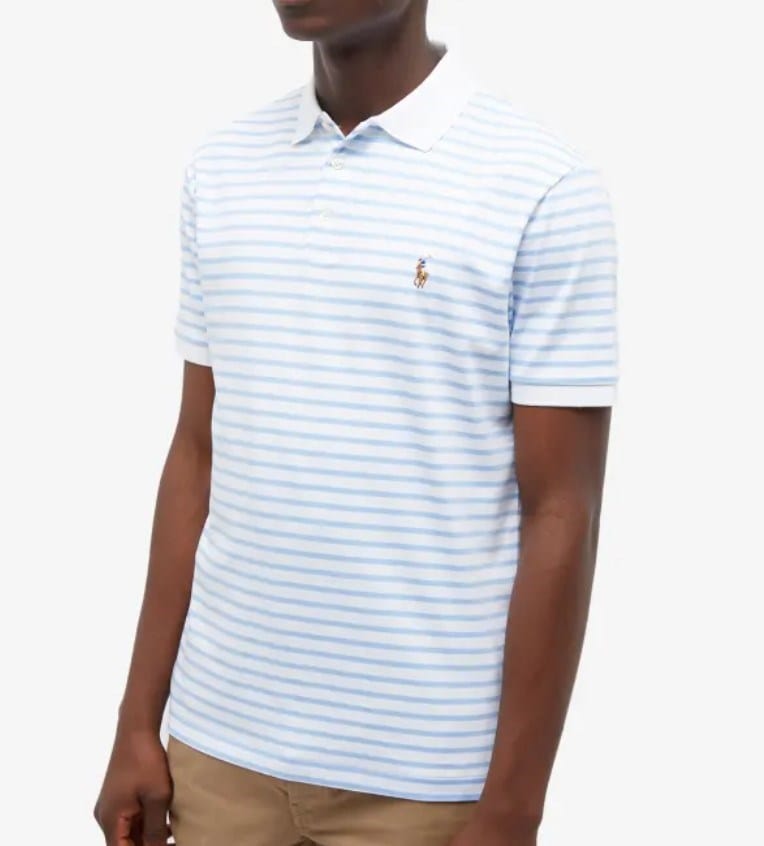 Load image into Gallery viewer, Ralph Lauren Mens Custom Fit Stripe Polo
