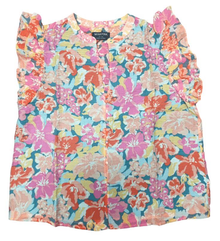 Load image into Gallery viewer, Minkpink Womens Valla Frill Blouse
