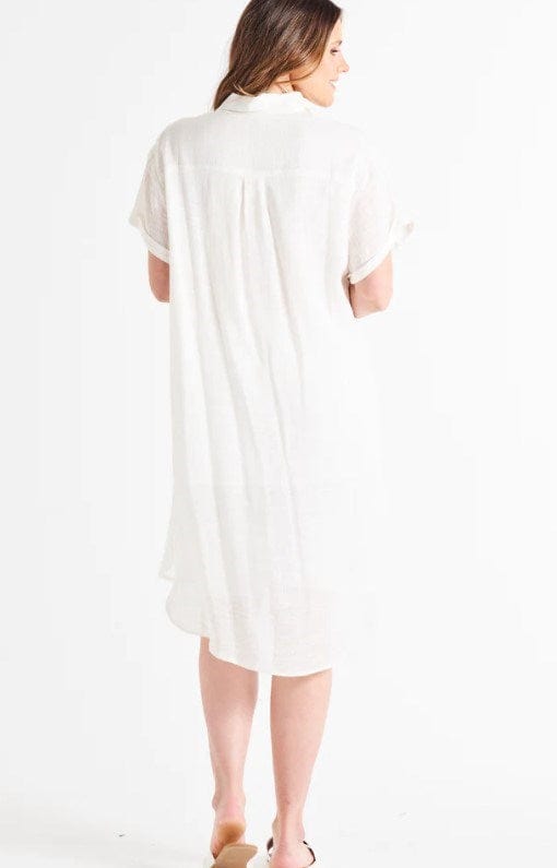 Betty Basics Womens Lani Linen Shirt Dress