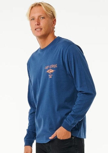 Load image into Gallery viewer, Rip Curl Mens Fade Out Icon Long Sleeve Tee
