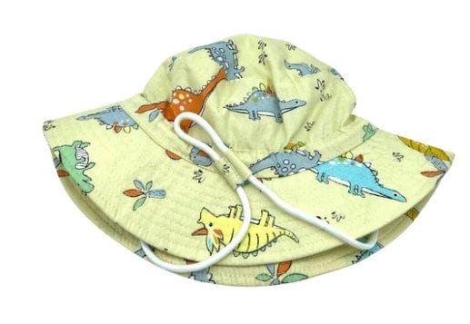 Load image into Gallery viewer, Jacaru Kids Yellow Dinosaur Bucket Hat

