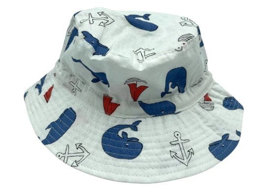 Load image into Gallery viewer, Jacaru Kids Whales Bucket Hat
