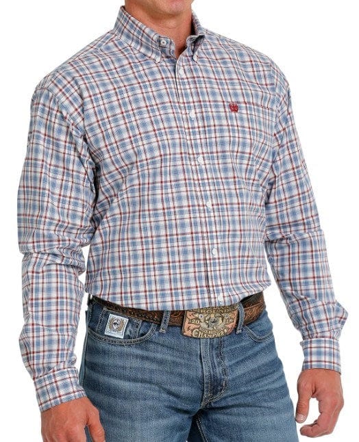 Load image into Gallery viewer, Cinch Mens Cream Plaid Arena Shirt

