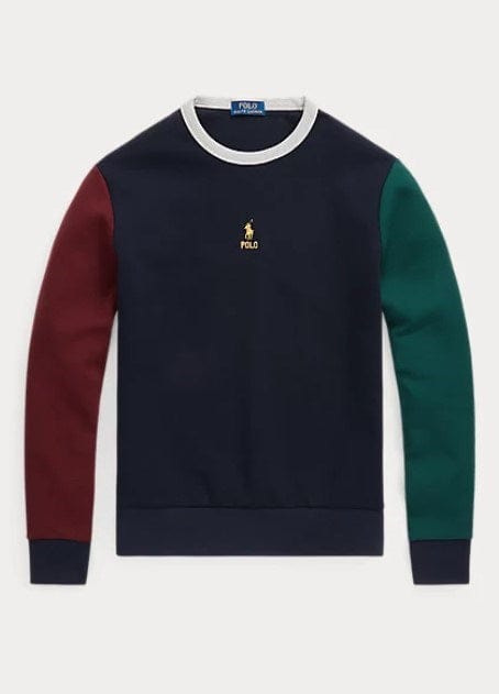 Ralph Lauren Mens Colour Blocked Knit Sweatshirt