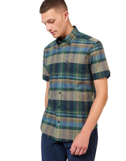 Load image into Gallery viewer, Ben Sherman Mens Irregular Tartan Check Mod Shirt
