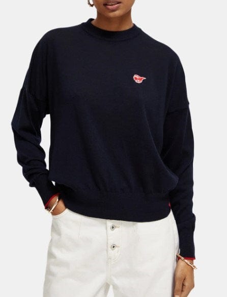 Load image into Gallery viewer, Scotch &amp; Soda Womens Free Spirit Peace Bird Crewneck Pullover
