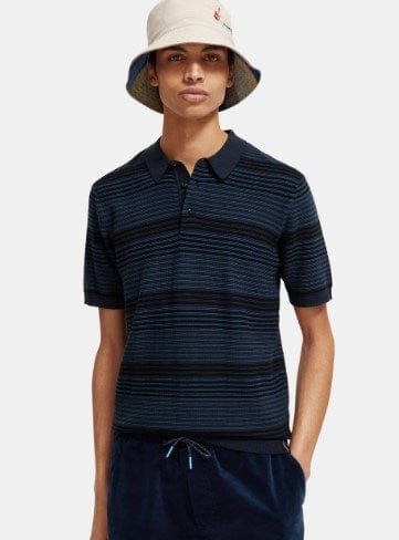 Load image into Gallery viewer, Scotch &amp; Soda Mens Regular-Fit Organic Cotton Polo Shirt

