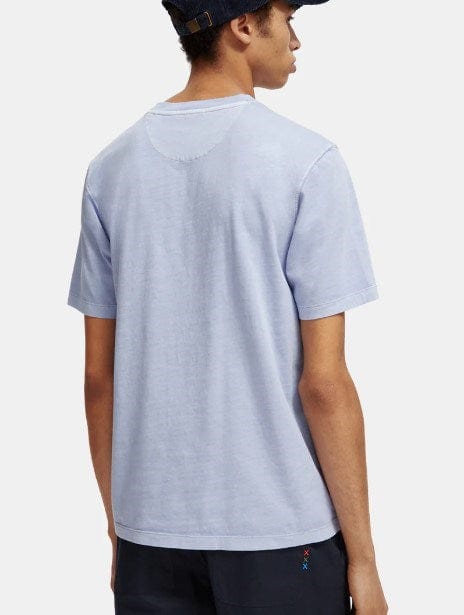 Scotch & Soda Mens Regular-Fit Garment-Dyed T-Shirt