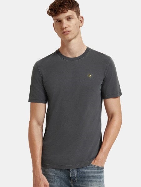 Load image into Gallery viewer, Scotch &amp; Soda Mens Regular-Fit Garment-Dyed T-Shirt
