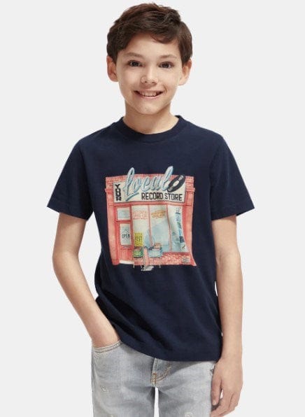 Load image into Gallery viewer, Scotch &amp; Soda Boys Regular-Fit Artwork T-Shirt
