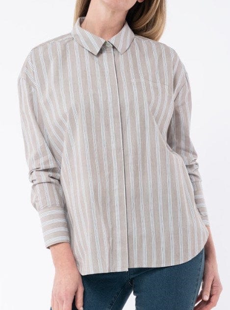 Load image into Gallery viewer, Jump Womens Striped Shirt

