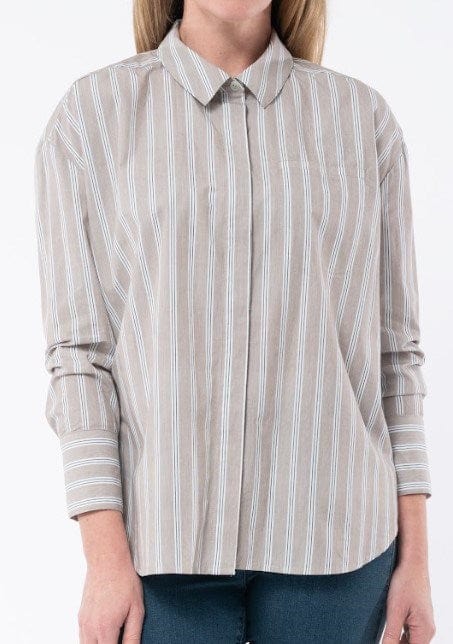 Load image into Gallery viewer, Jump Womens Striped Shirt
