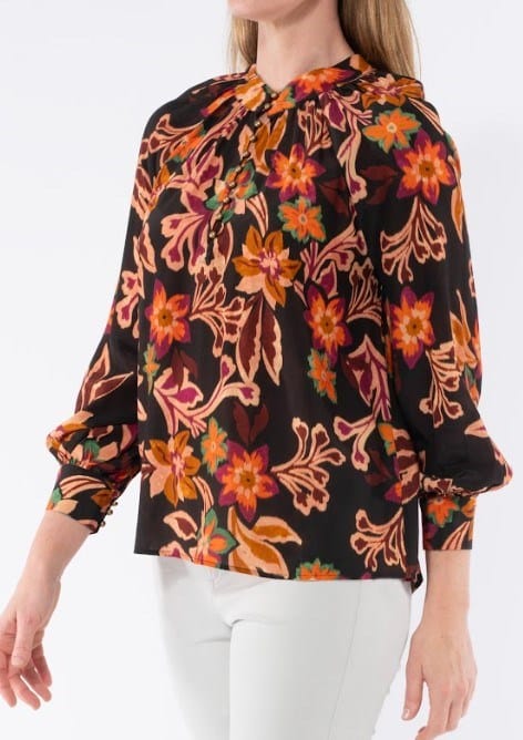Load image into Gallery viewer, Jump Womens Spice Floral Top
