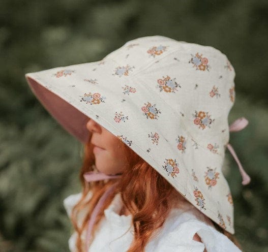 Load image into Gallery viewer, Bedhead Girls SightseerWide-Brimmed Sun Bonnet
