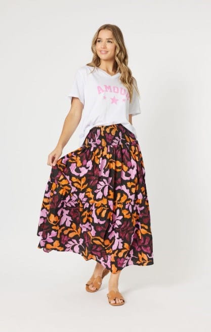 Threadz Womens Tara Print Skirt