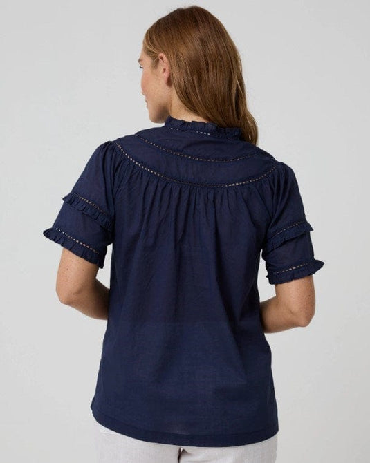 Yarra Trail Womens Tuck Front Top