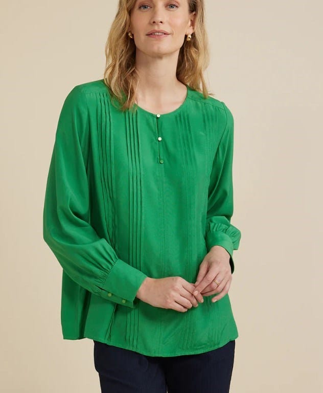Load image into Gallery viewer, Yarra Trail Womens Tuck Front Top
