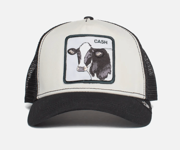 Load image into Gallery viewer, Goorin Bros The Cash Cow Cap - Black/White
