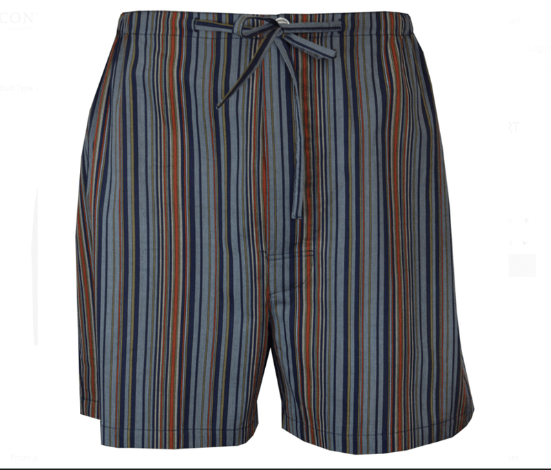 Load image into Gallery viewer, Contare Mens Satin Stripe Cotton Pyjamas Short Sleeve Short leg
