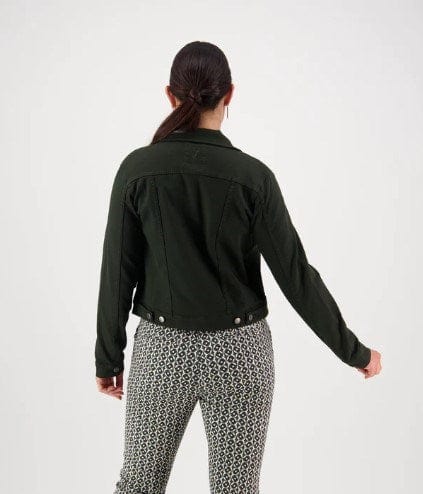 Load image into Gallery viewer, Vassalli Womens Knit Denim Button Up Jacket
