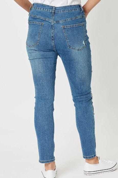 Load image into Gallery viewer, Gordon Smith Womens Sofia Patch Jean
