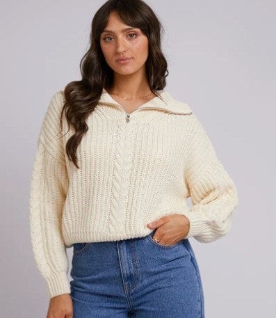 Load image into Gallery viewer, Allabouteve Womens Dahlia 1/4 Zip Knit
