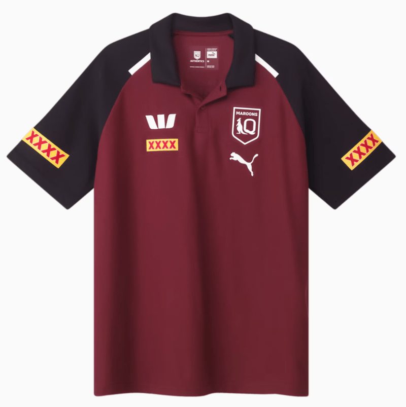 Load image into Gallery viewer, Puma 2024 Womens QRL Maroons Team Polo
