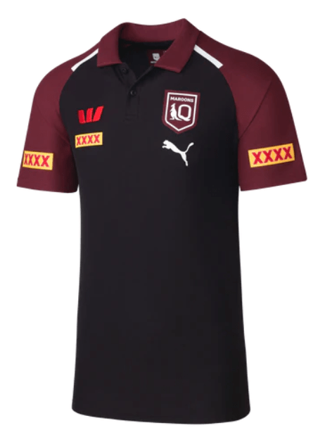 Load image into Gallery viewer, Puma 2024 Mens QRL Maroons Team Polo
