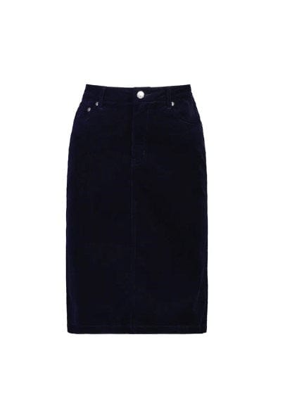 Vassalli Womens Knee Length Pinwale Cord Skirt