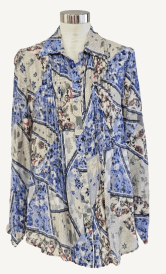 Load image into Gallery viewer, Corfu Womens Soft Print Shirting
