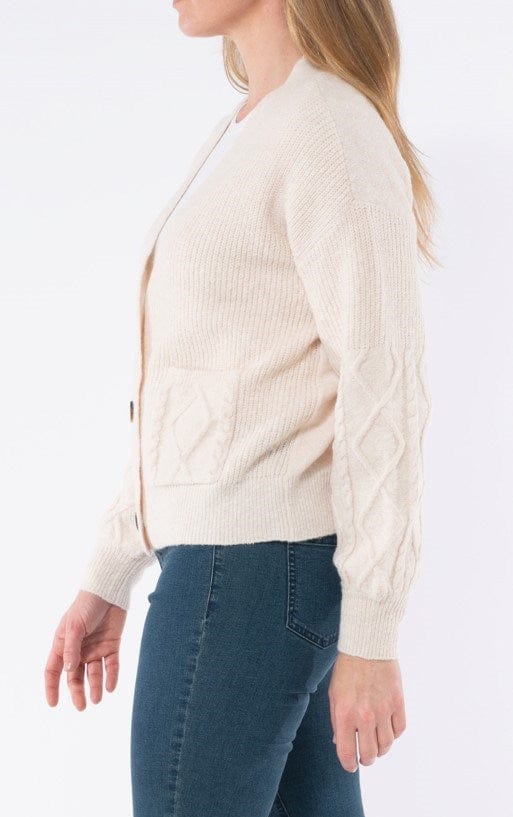 Jump Womens Cable Detail Cardigan
