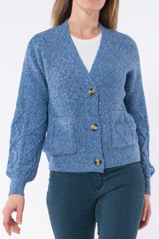 Load image into Gallery viewer, Jump Womens Cable Detail Cardigan
