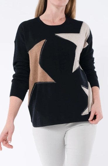 Load image into Gallery viewer, Jump Womens Studded Star Pullover
