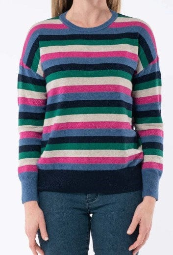 Load image into Gallery viewer, Jump Womens Multi Stripe Pullover
