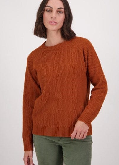 Load image into Gallery viewer, Swanndri Womens Hayes Park Waffle Knit Crew
