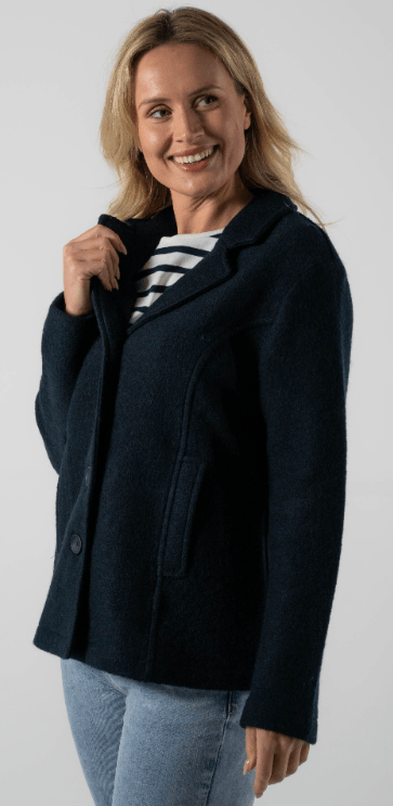 Load image into Gallery viewer, See Saw Womens 100% Boiled Wool Blazer
