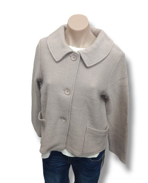 See Saw Womens Boiled Wool Audrey Collar Jacket