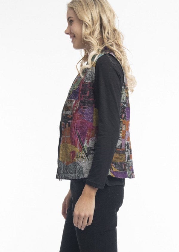 Load image into Gallery viewer, Orientique Womens Mozart Vest Reversible
