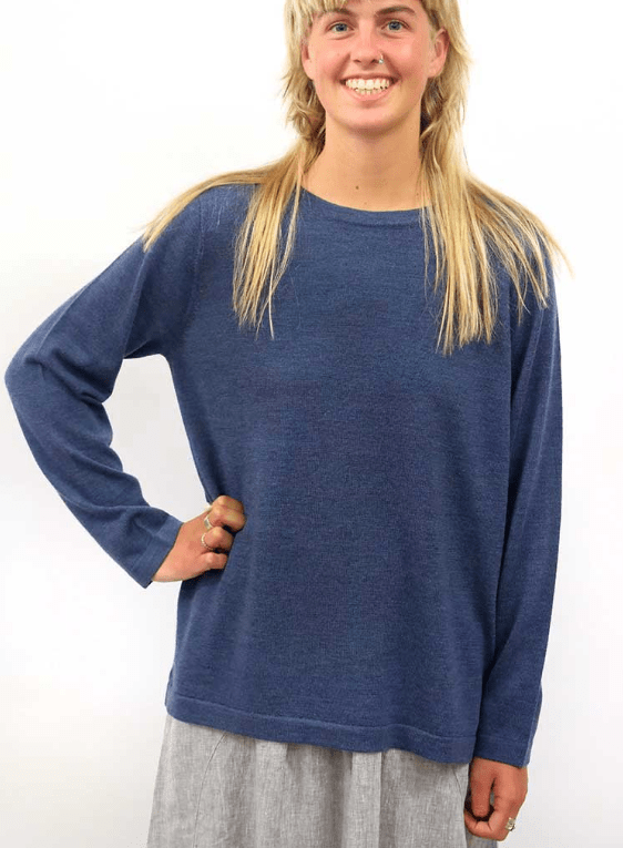 Load image into Gallery viewer, See Saw Womens 100% Merino Round Neck Sweater

