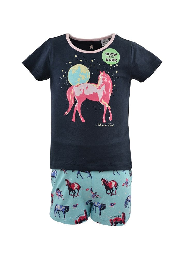 Load image into Gallery viewer, Thomas Cook Girls Glow-Horse Pyjamas
