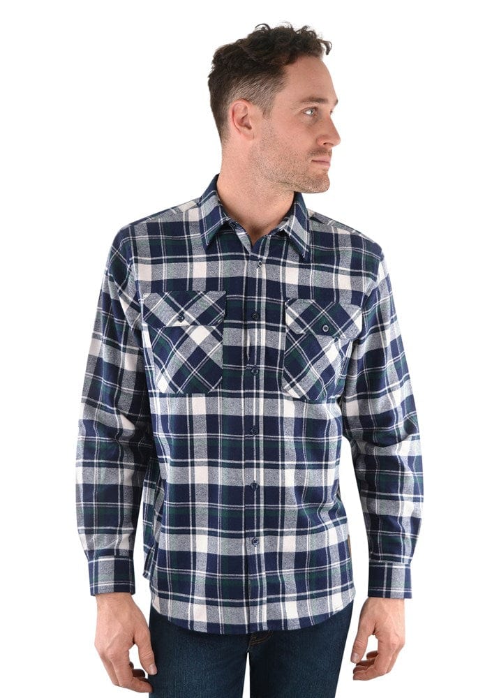 Load image into Gallery viewer, Thomas Cook Mens Renmark Thermal Chk 2-Pkt Shirt
