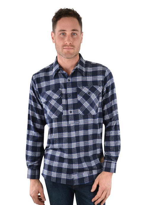 Thomas Cook Mens Roachdale Thermal Half Placket Shirt