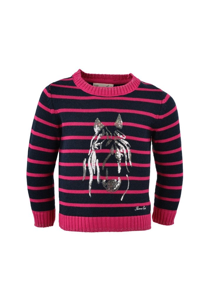 Load image into Gallery viewer, Thomas Cook Girls Brandy Horse Sequin Jumper
