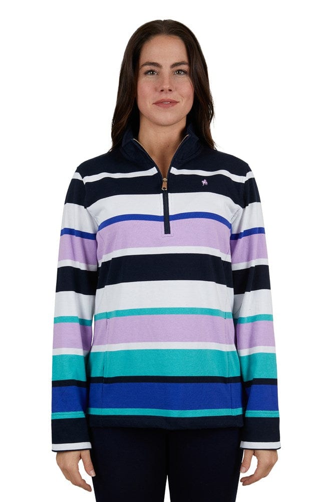 Load image into Gallery viewer, Thomas Cook Womens Gina 1/4 Zip Rugby Shirt
