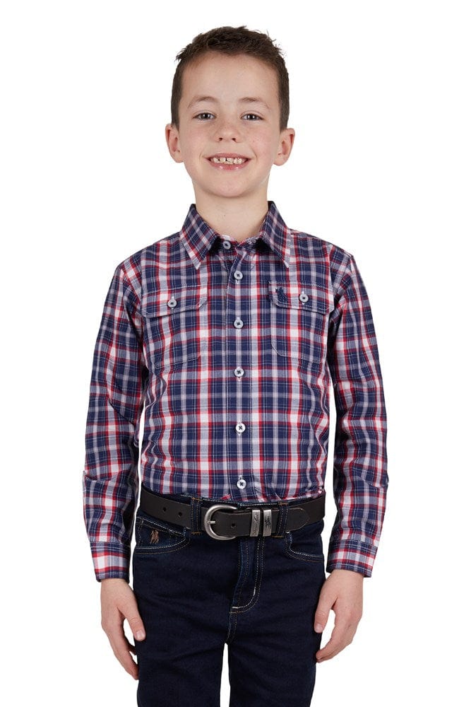 Load image into Gallery viewer, Thomas Cook Boys Colby 2-Pocket Long-Sleeve Shirt
