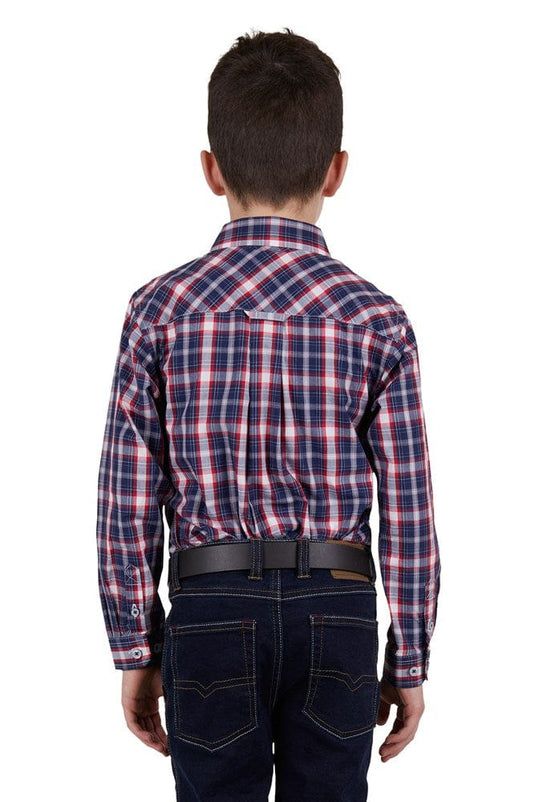 Thomas Cook Boys Colby 2-Pocket Long-Sleeve Shirt