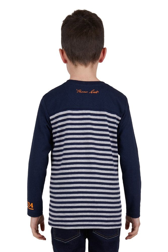 Load image into Gallery viewer, Thomas Cook Boys Ride Henley Long-Sleeve Tee
