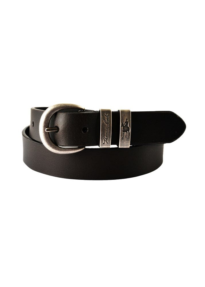 Load image into Gallery viewer, Thomas Cook Narrow Silver Twinkeeper Belt
